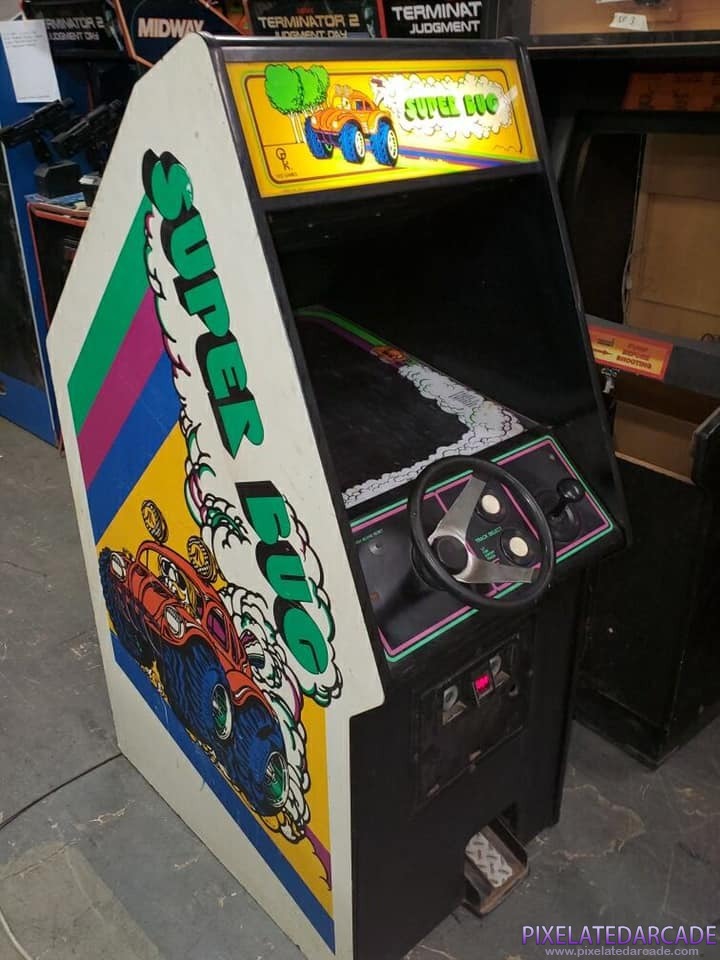 Super Bug Photo: Super Bug arcade cabinet