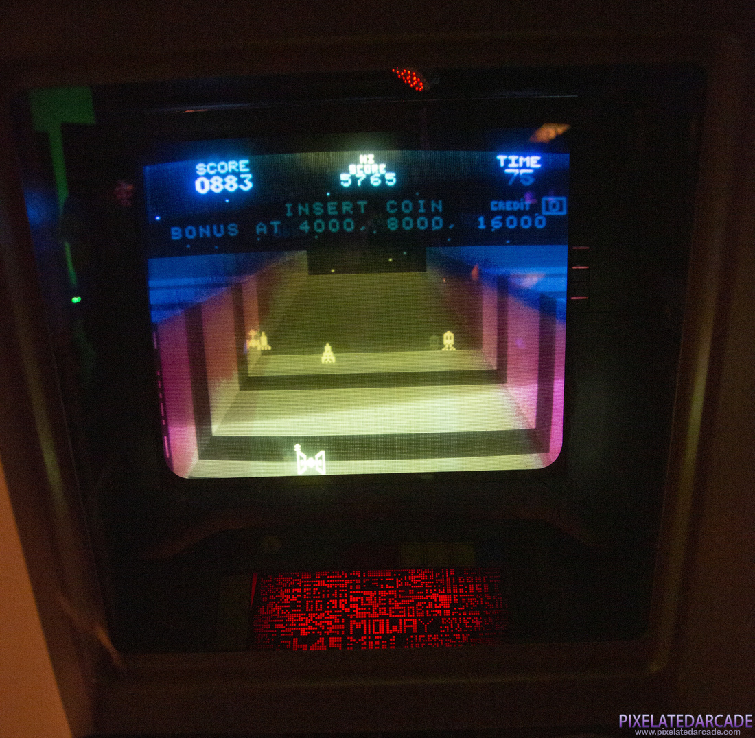 Space Encounters Photo: Space Encounters arcade cabinet - Monitor