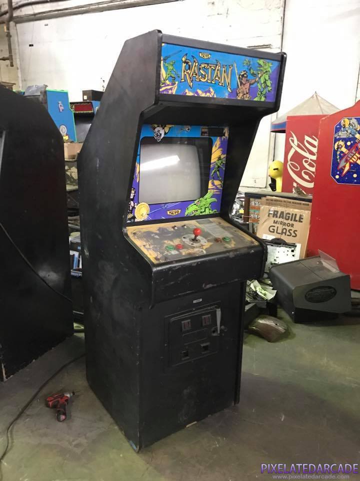 Rastan Photo: Rastan in Lunar Lander cabinet