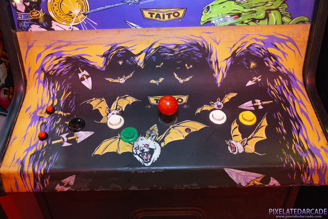 Rastan Photo: Rastan arcade cabinet - Controls
