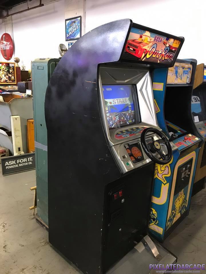 OutRun Photo: OutRun arcade cabinet