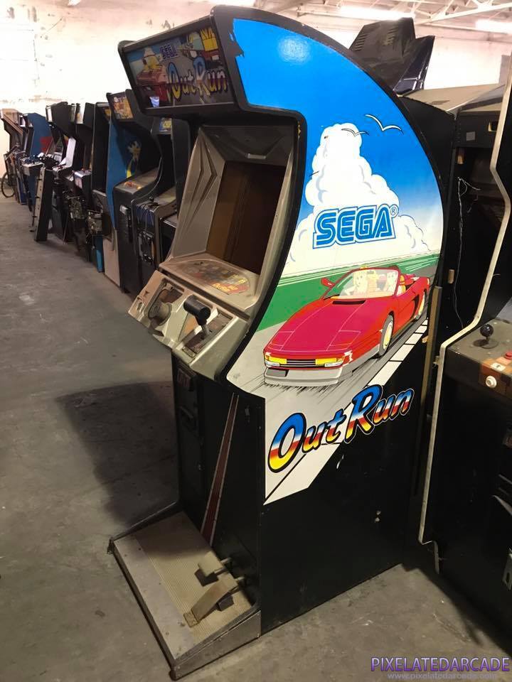 OutRun Photo: OutRun arcade cabinet