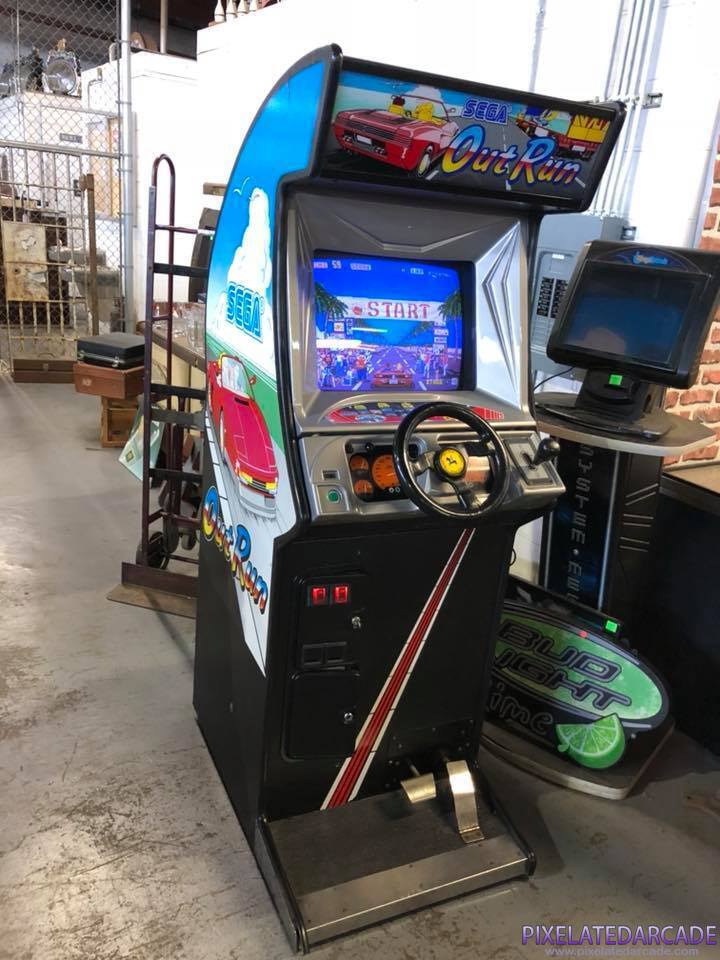 OutRun Photo: OutRun arcade cabinet