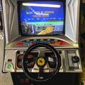 OutRun arcade cabinet - Controls and monitor