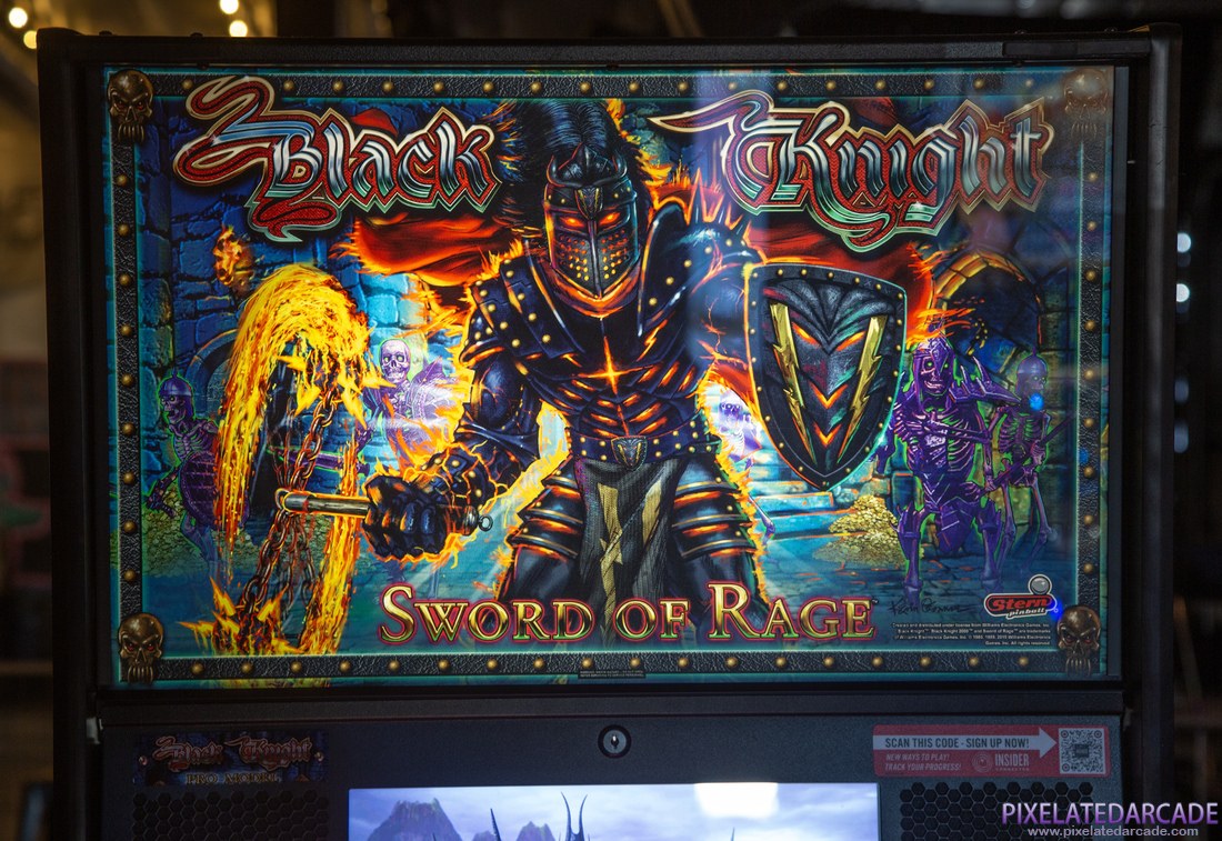 Black Knight: Sword of Rage Photo: Black Knight: Sword of Rage - Pro Edition - Backglass