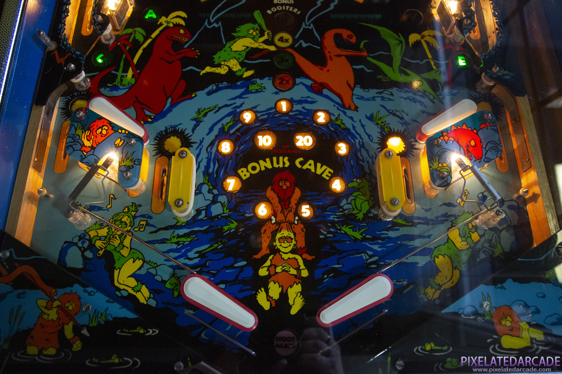 Caveman Photo: Caveman pinball - Lower Playfield
