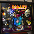 Galaxy pinball cabinet - Backglass