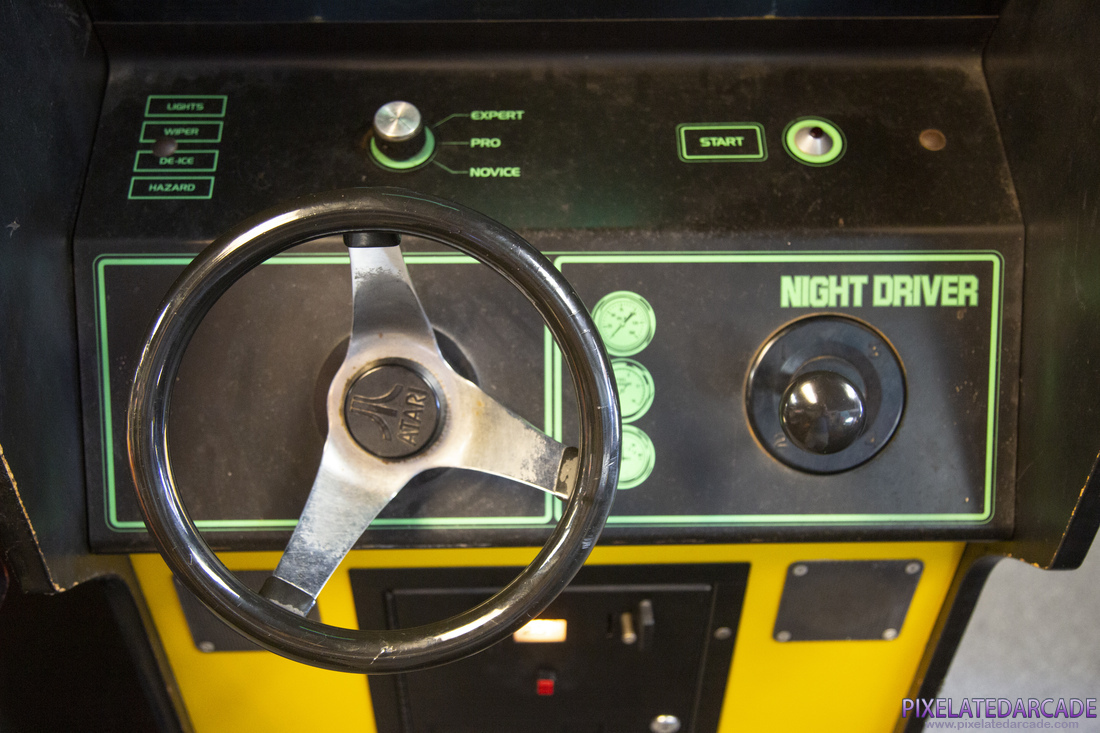 Night Driver Photo: Night Driver cabinet - Controls