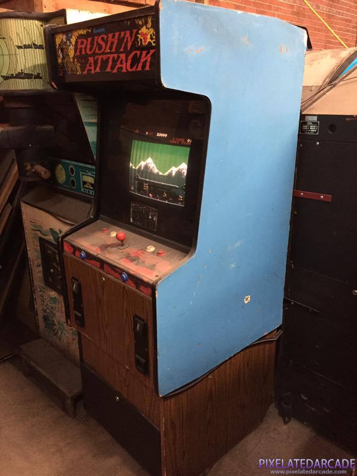 Rush'n Attack Photo: Rush'n Attack arcade cabinet