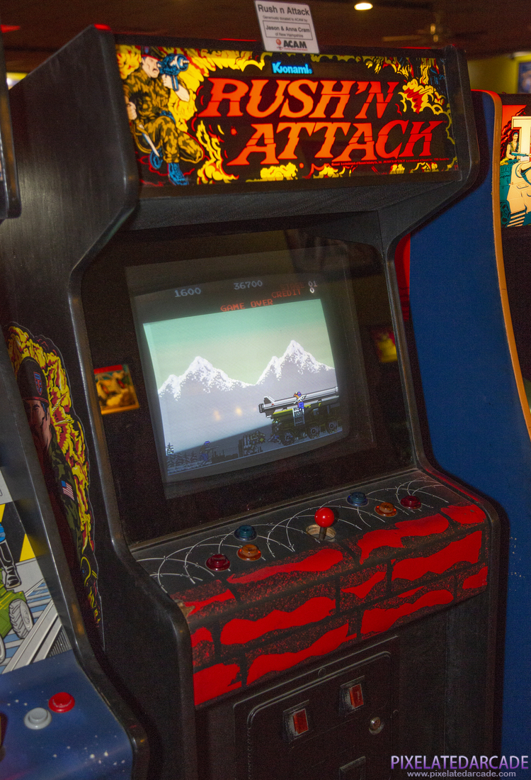 Rush'n Attack Photo: Rush'n Attack in Williams cabinet