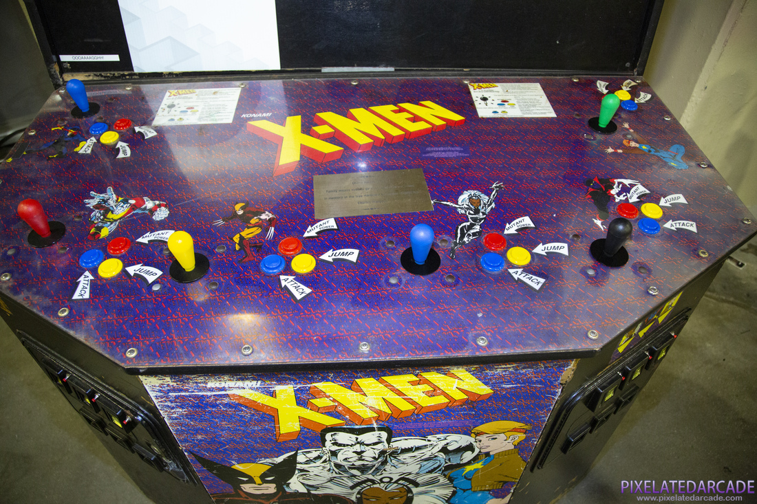 X-Men Photo: X-Men 6 player arcade cabinet - Controls