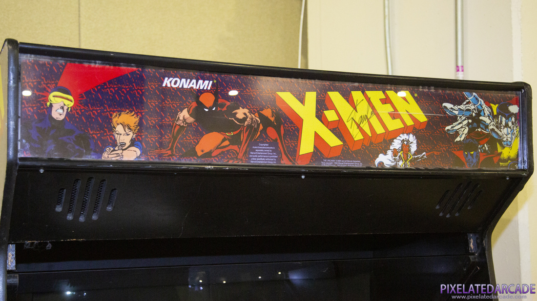 X-Men Photo: X-Men 6 player arcade cabinet - Marquee