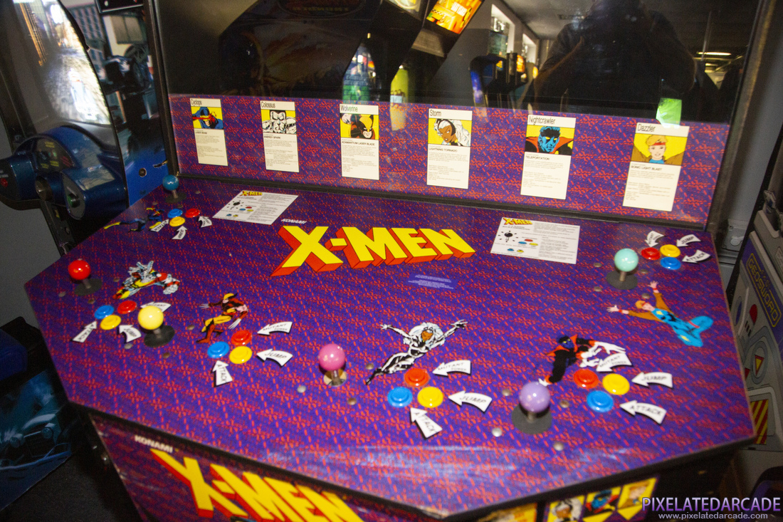 X-Men Photo: X-Men 6 player arcade cabinet - Controls