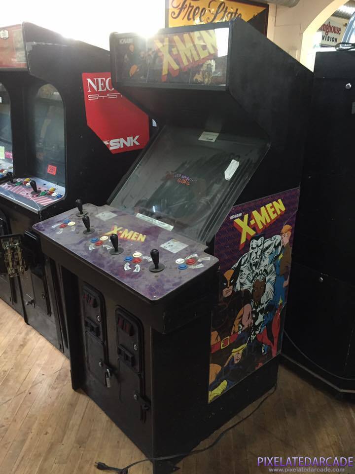 X-Men Photo: X-Men 4 player arcade cabinet