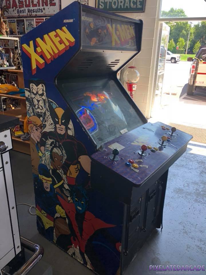 X-Men Photo: X-Men 4 player arcade cabinet