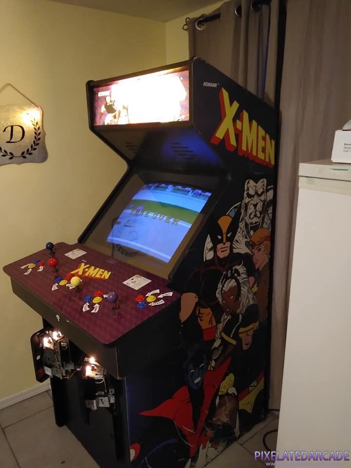X-Men Photo: X-Men 4 player arcade cabinet