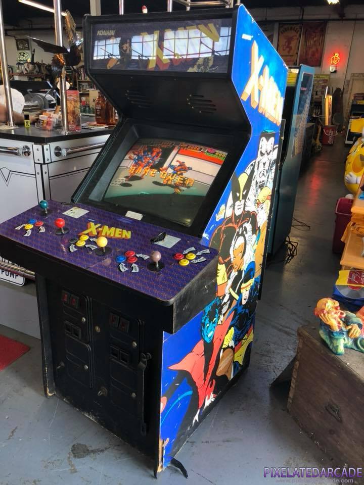 X-Men Photo: X-Men 4 player arcade cabinet