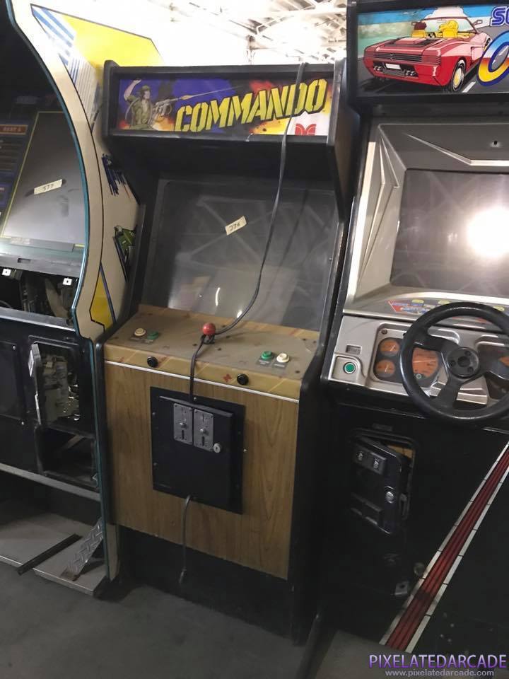 Commando Photo: Commando in Frogger cabinet