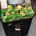Commando arcade cabinet - controls and coin box