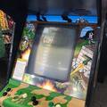 Commando arcade cabinet - controls and monitor