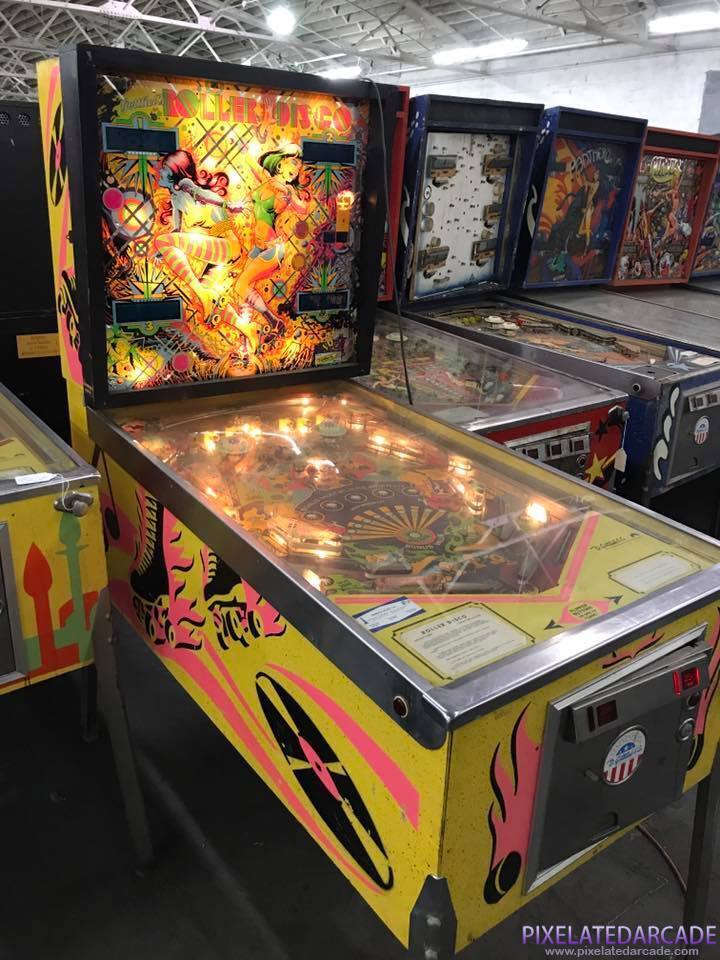 Roller Disco Photo: Roller Disco pinball cabinet