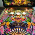 Roller Disco pinball cabinet - Upper playfield
