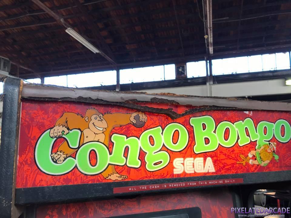 Congo Bongo Photo: Congo Bongo arcade marquee
