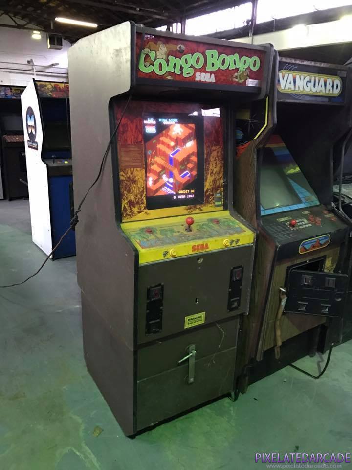 Congo Bongo Photo: Congo Bongo arcade cabinet