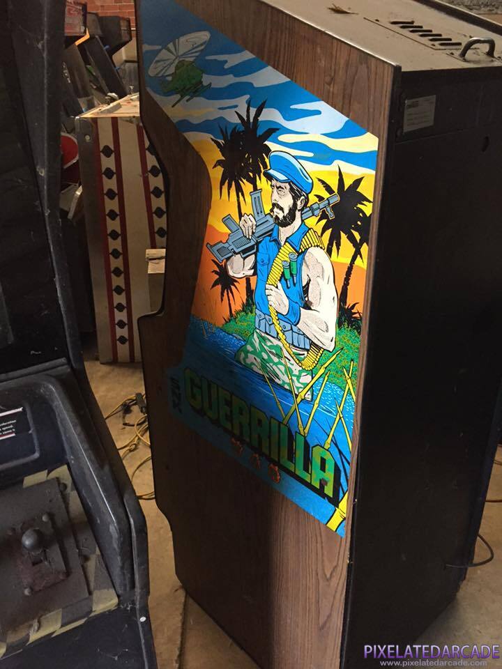 Guerrilla War Photo: Guerrilla War arcade cabinet - Back