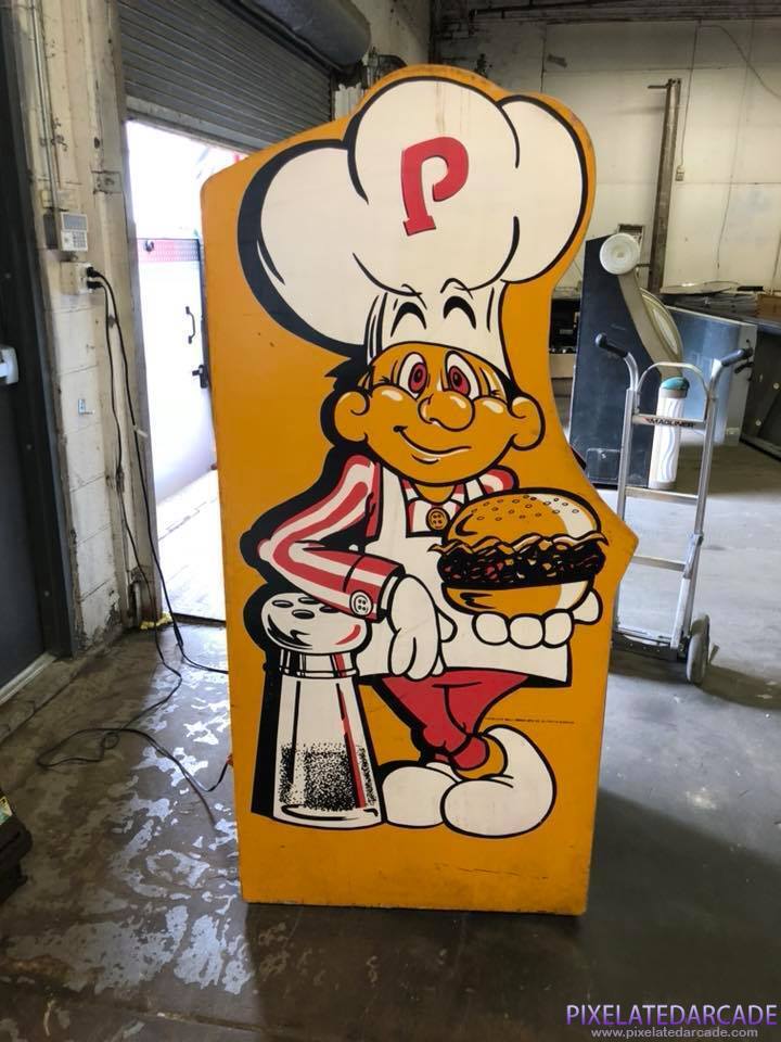 BurgerTime Photo: BurgerTime arcade cabinet - Side