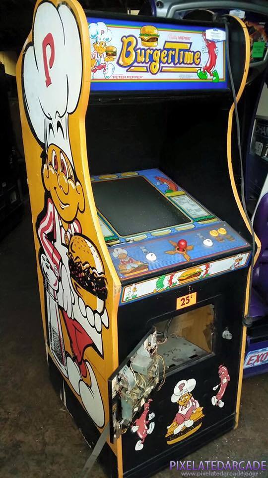 BurgerTime Photo: BurgerTime arcade cabinet