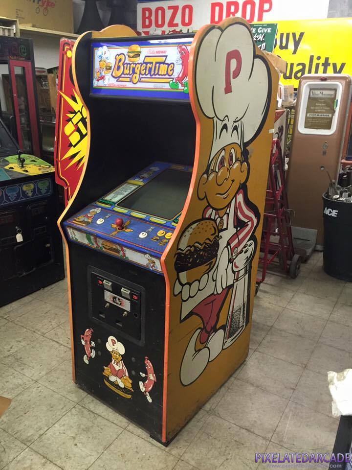 BurgerTime Photo: BurgerTime arcade cabinet