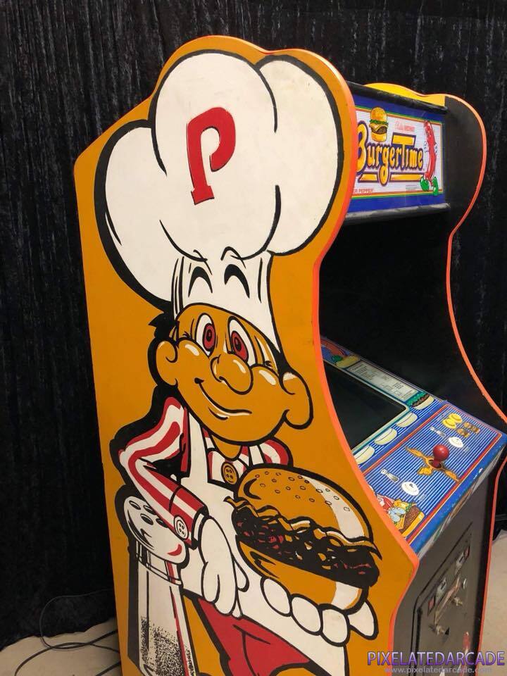 BurgerTime Photo: BurgerTime arcade cabinet - Side