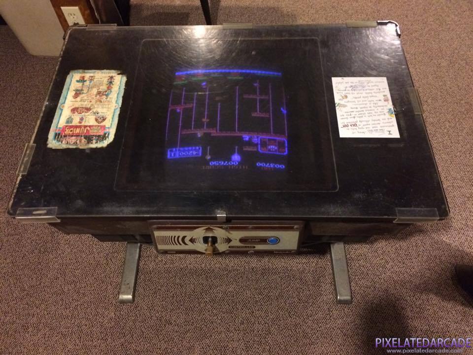 Donkey Kong Junior Photo: Donkey Kong Junior arcade cocktail table cabinet