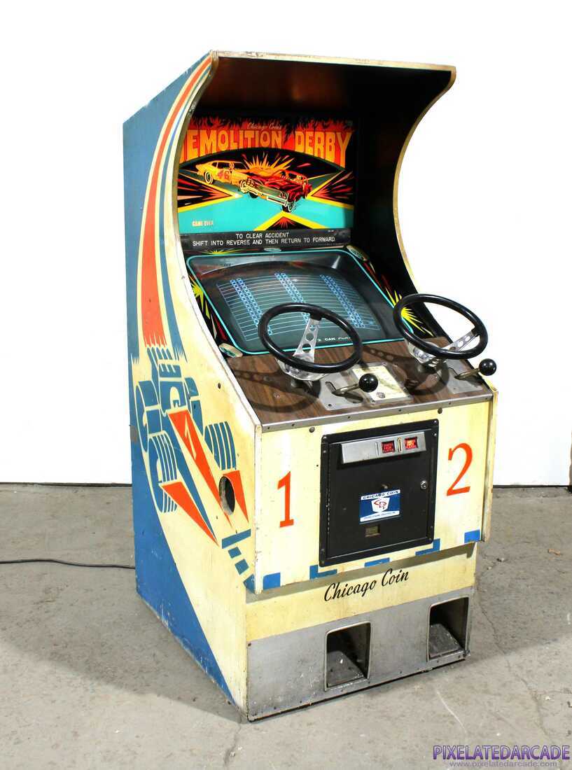 Destruction Derby Photo: Demolition Derby arcade cabinet