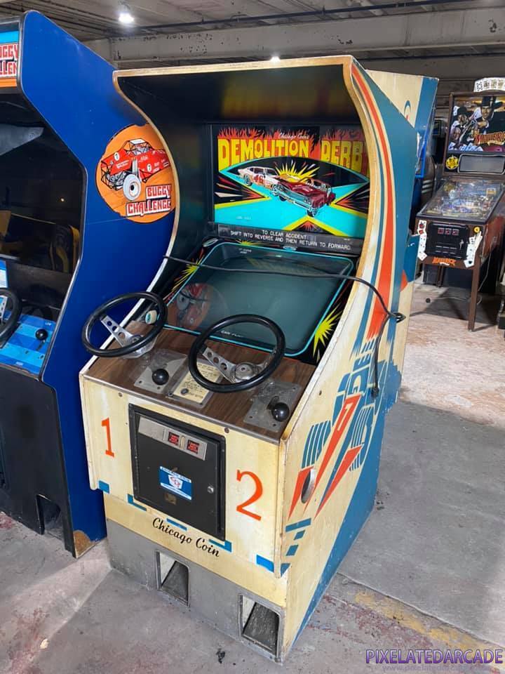 Destruction Derby Photo: Demolition Derby arcade cabinet