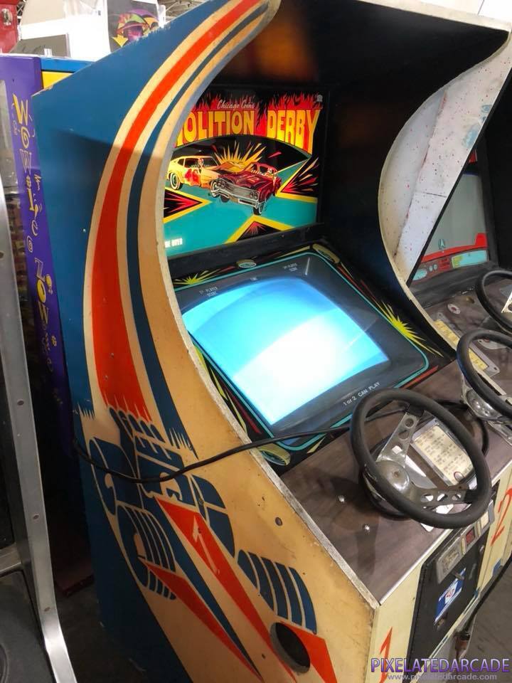 Destruction Derby Photo: Demolition Derby arcade cabinet