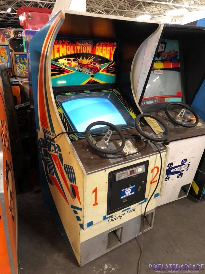Destruction Derby Photo: Demolition Derby arcade cabinet
