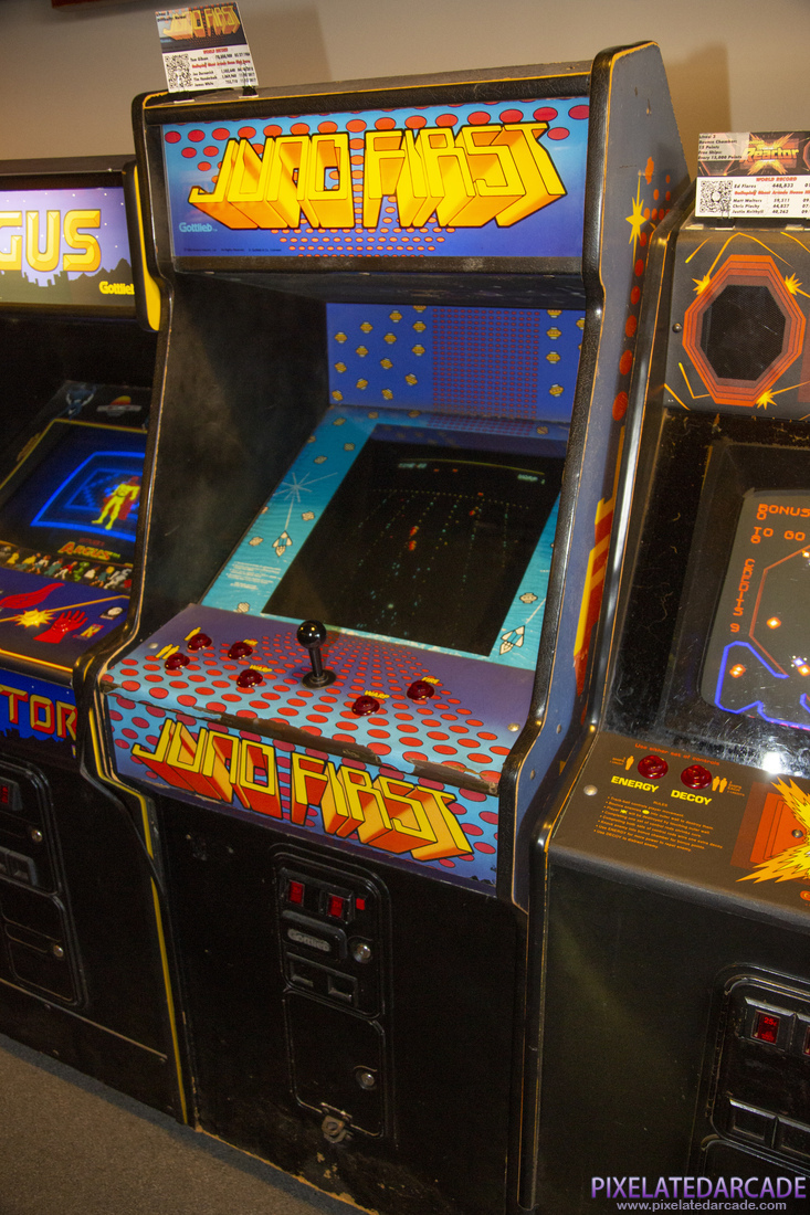 Juno First Photo: Juno First arcade cabinet