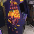 Juno First arcade cabinet - Left side