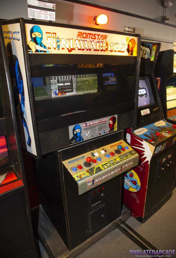 Ninja Warriors, The Photo: The Ninja Warriors arcade cabinet