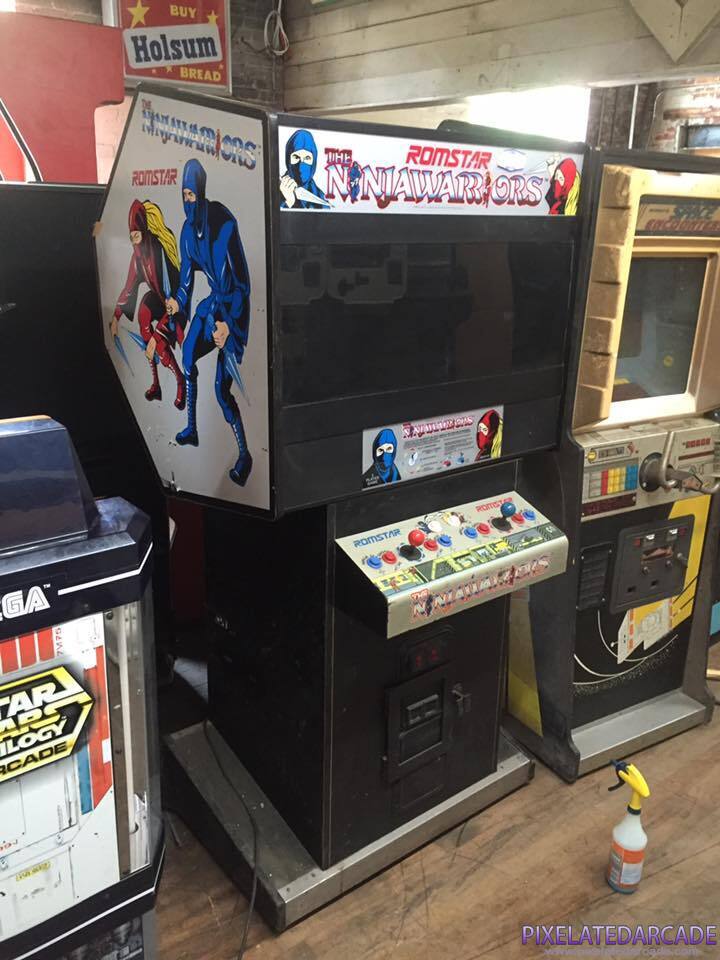 Ninja Warriors, The Photo: The Ninja Warriors arcade cabinet