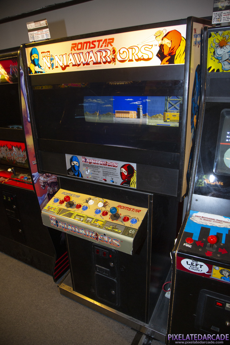 Ninja Warriors, The Photo: The Ninja Warriors arcade cabinet