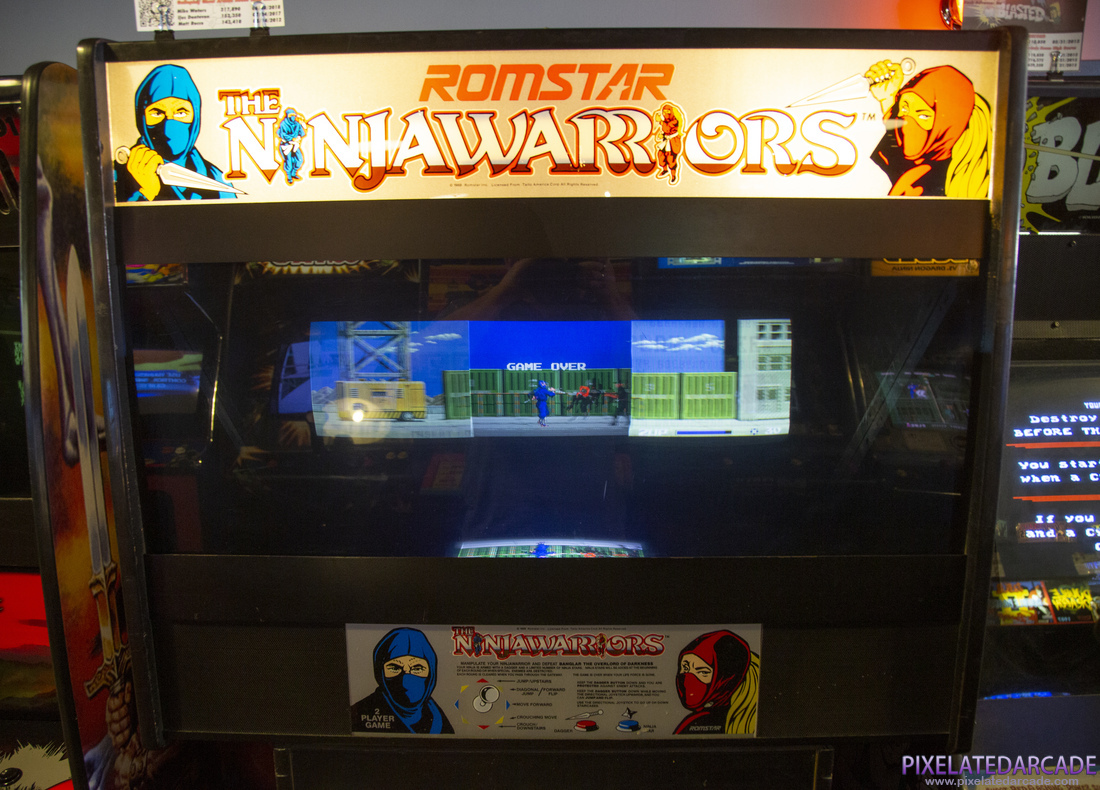 Ninja Warriors, The Photo: The Ninja Warriors arcade cabinet - Front