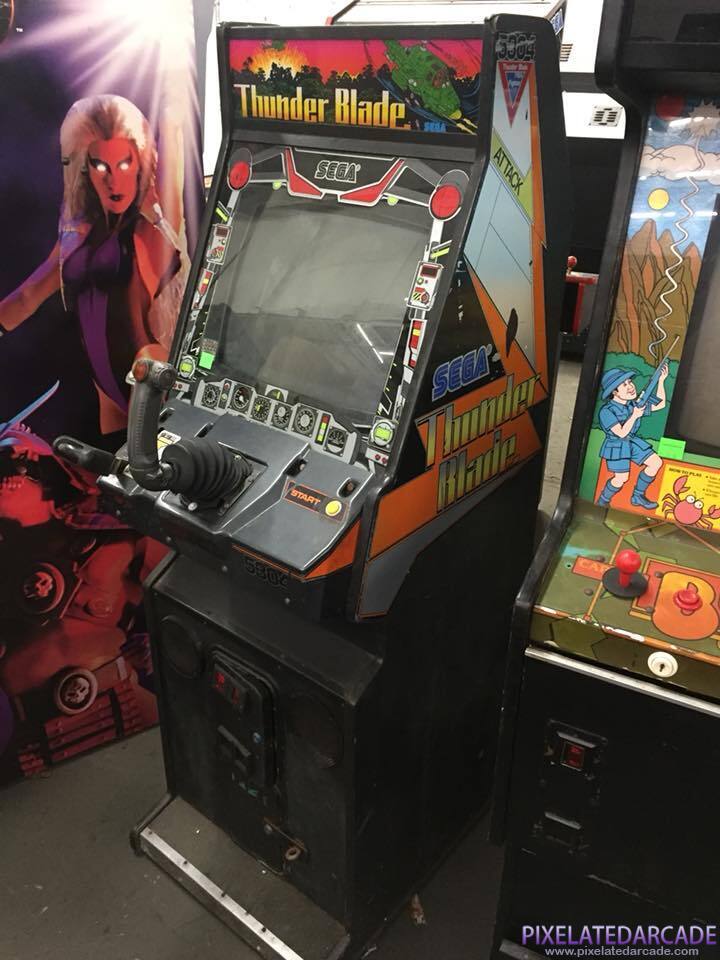Thunder Blade Photo: ThunderBlade arcade cabinet