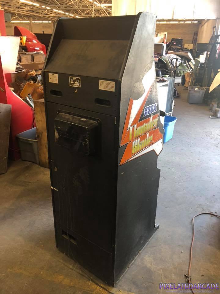 Thunder Blade Photo: ThunderBlade arcade cabinet - Back