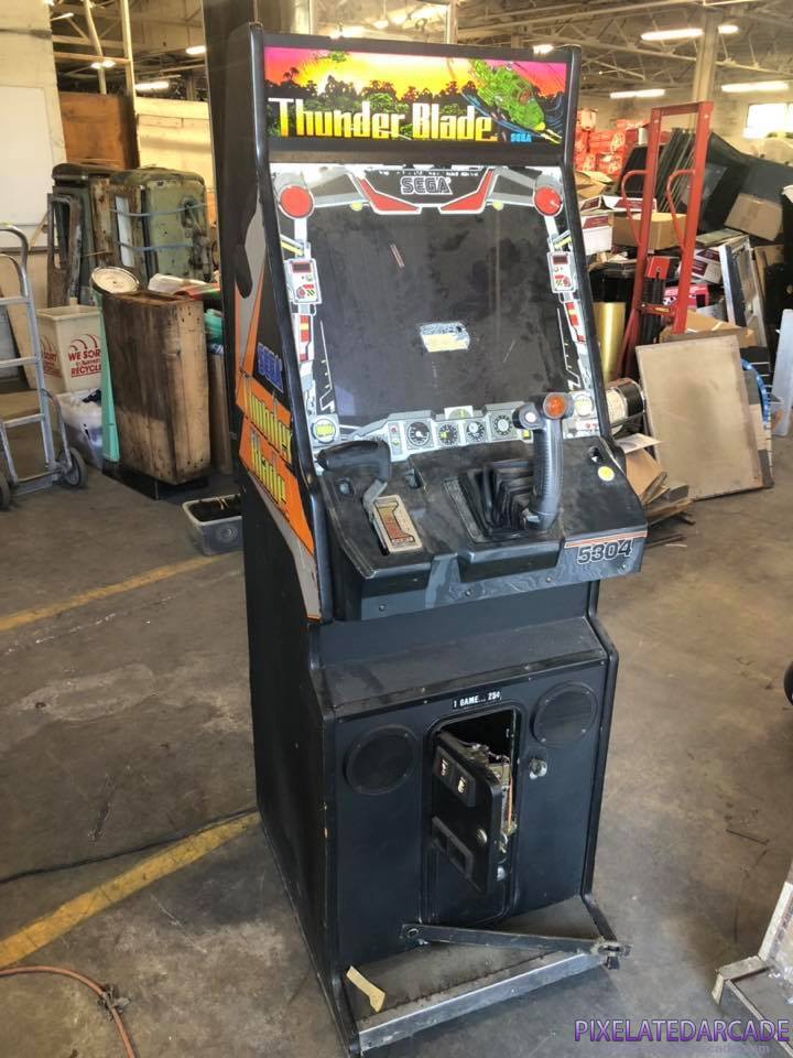 Thunder Blade Photo: ThunderBlade arcade cabinet - Front