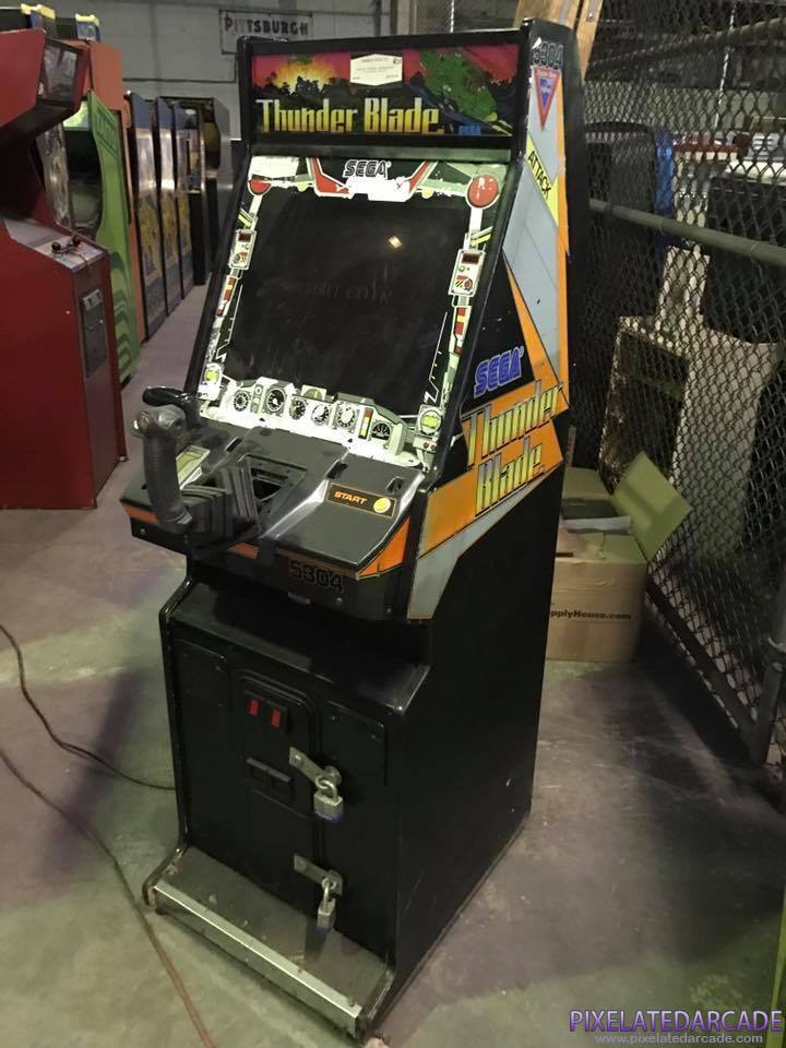 Thunder Blade Photo: ThunderBlade arcade cabinet