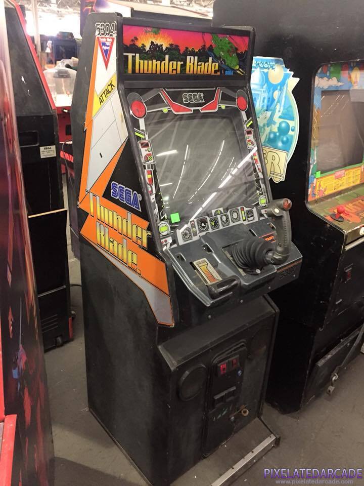 Thunder Blade Photo: ThunderBlade arcade cabinet