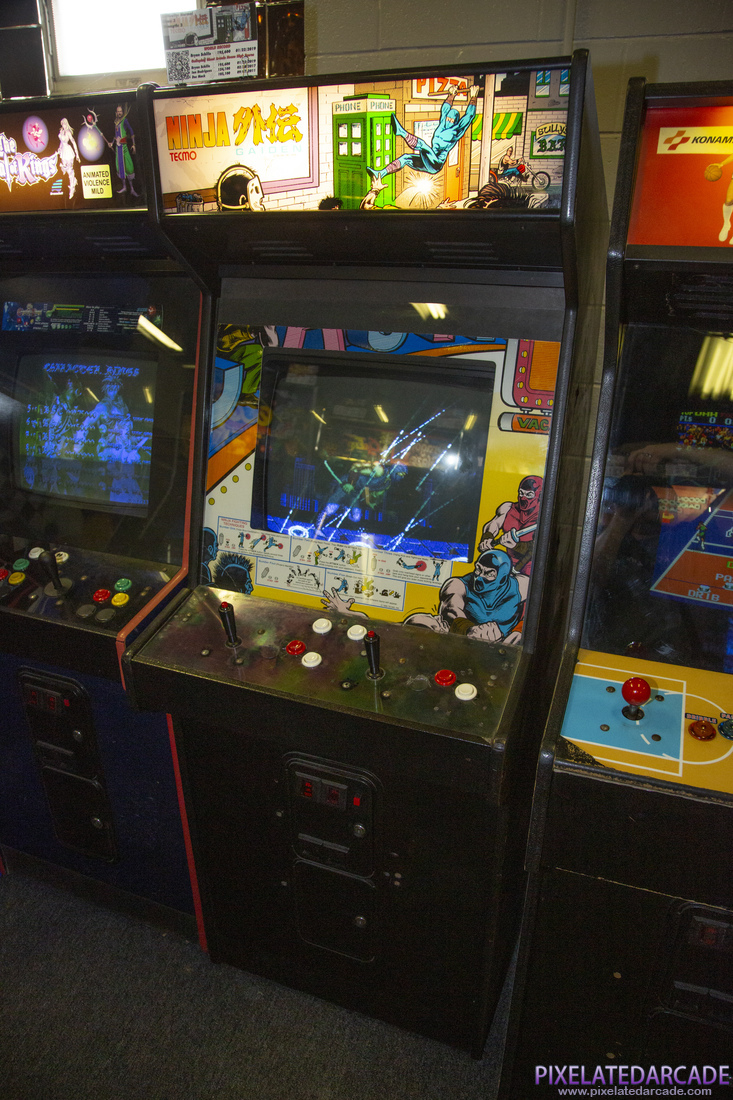 Ninja Gaiden Photo: Ninja Gaiden arcade cabinet